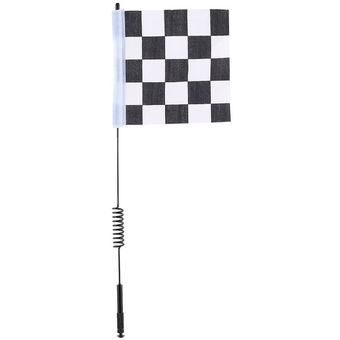 Decoración RC 290mm bandera de metal de la antena para el coche de RC orugas Traxxas HSP Redcat 