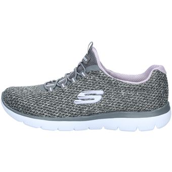 skechers mujer gris