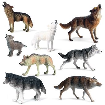 Bestia Salvaje Animales Lobo Gris Simulacion Lobos Bebes Coleccion De Figuras D Linio Peru Un055tb0wwp4dlpe