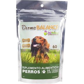 Suplemento Pet Prime - Dermo Balance Bolsa x 60 tabletas