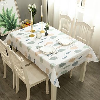 País estilo mantel de mesa de PVC mantel lavable de aceite a prueba de agua a prueba de Mantel Rectangular mesa de café para restaurante Mat 