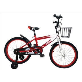 Bicicleta Niños Rin 20 Canasta Pito Frenos - Rojo