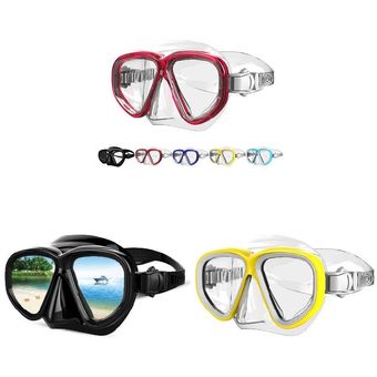 Gafas de buceo antiniebla gafas de natación de vista panorámica transparente para natación de verano ZJ55 