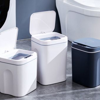 La basura inteligentes pueden Hogar de la sala de baño Cocina creativa con la tapa 