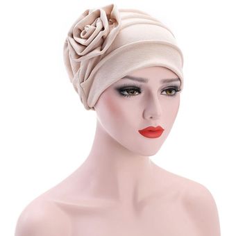 Elegante Borde Floral Sombrero Femenino Gorro Sin Límites 