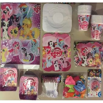 Kit decoracion fiesta cumpleaños My little Pony | Linio Colombia -  GE063TB0TDTUQLCO