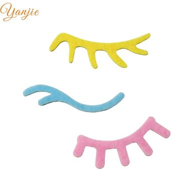 20 unidslote 55mm unicornio sueño pestañas para niñas 2021 princesa fiesta de cumpleaños de unicornio decoración niños DIY accesorios para el cabello 