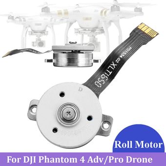 Repuesto de piezas de reparación de drones Motor de rodillo cardán para DJI Phantom 4 Adv  Pro Drone 