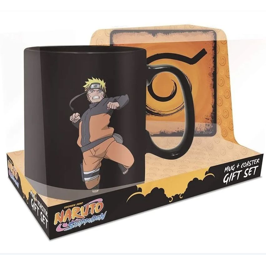 Taza Naruto Shippuden Clone Jutsu Magic Mug And Coaster