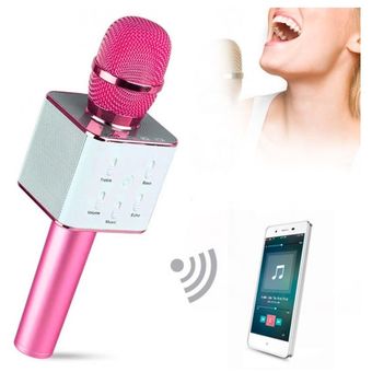Microfono Portatil Parlante Karaoke Q7 Bluetooth Inalambrico Linio Colombia -