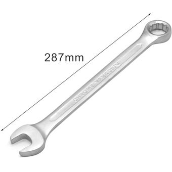Llave de anillo de engranaje de la herramienta de skate de doble cabeza de 6 mm-32 mm Plata 24mm 