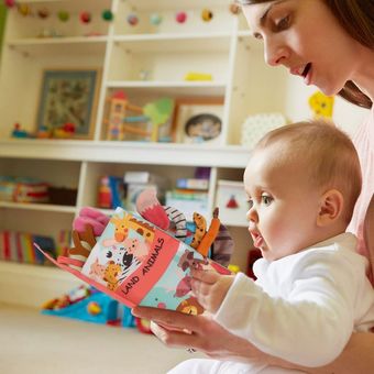 Libros de tela suave para recién nacidos 0 12 meses Kidstoys Educational Soft Book 