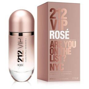 Perfume 212 Vip Rose De Carolina Herrera Para Mujer 80 ml