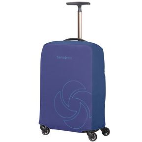 Funda Sam Foldable Luggage Cover M Midnight Blue Mediana