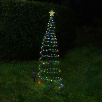 Luz solar brillante del árbol de navidad para la decoración del jardín 