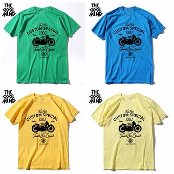 MO0311 de algodón de manga corta especial motor de impresión de los hombres camiseta casual cool camiseta de verano para hombre o cuello hombres camiseta pthd BL 