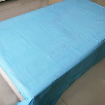 Mantel de plástico de color puro para decoración del hogar cubierta de mesa desechable para fiesta de cumpleaños y boda 137x183cm 1 Uds 