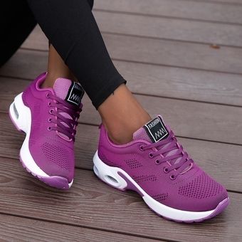 Calzado mujer deporte casual transpirable-violeta 