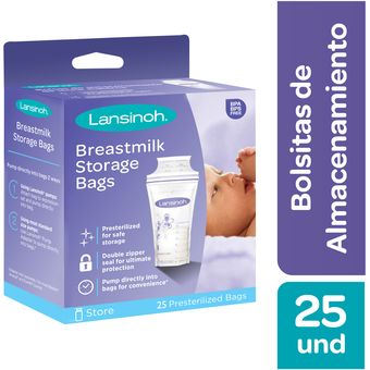 Lansinoh bolsas de almacenamiento para leche materna
