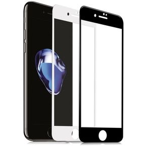 Mica Cristal Templado 6d iPhone 7 Y 8 Plus 9h Con Bordes