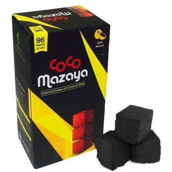 Carbón de Cáscara de Coco para Cachimba y BBQ (36 cubos - 0,5 kg