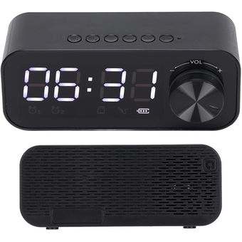 Radio Reloj Despertador Digital con Parlante Bluetooth (14.2 cm x 6  cm)-B126