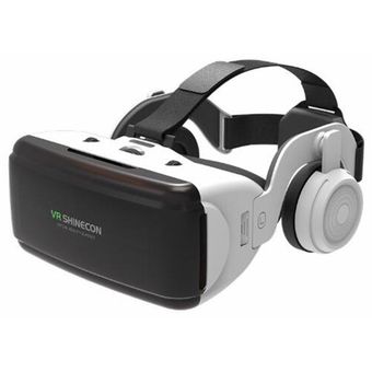 Gafas Realidad Virtual 3D VR Box  Controlador Blanco 