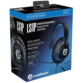 Lucid Sound LS1P Premium Chat Gaming Headset Black PS4