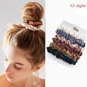 accesorios para el cabello Conjunto de 46 Uds para niña coleteros banda de goma elástica De coleteros de terciopelo para mujer 