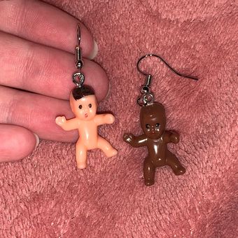 Lindos Pendientes Para Mujeres De Muñecas Chica Hecha A Mano 