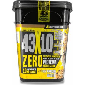 43 Proteina Zero Hidrolizada 10 kg Galleta 43 Supplements