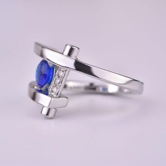 Anillo De Mujer Plateada Moderna Creativa Europa Y Estados 