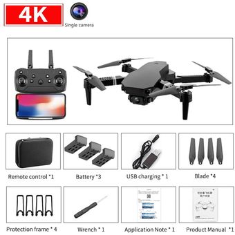 FPV Dron plegable con cámara Dual 4K S70 novedad de 1080 cuadricóptero con WiFi transmisión en tiempo Real VS E88E520 p 