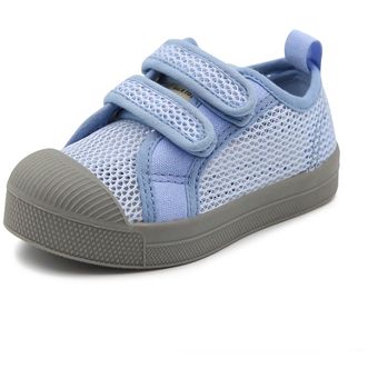 Calzado infantil transpirable de suela blanda-azul 