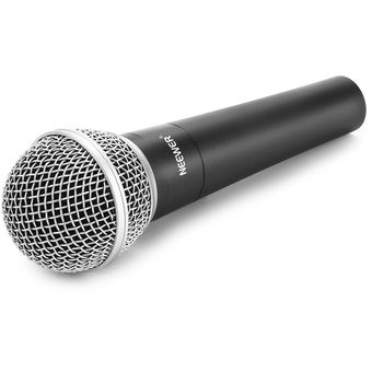 Neewer Micrófono dinámico para karaoke escenario estudio de grabación en casa con conector de 14 a cable hembra XLR aleación de cinc profesional condensador duradero color negro 