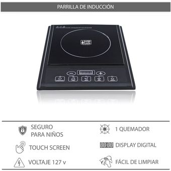 Parrilla eléctrica de 1 quemador de inducción magnética Supra