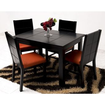 Juegos De Comedor Modernos De 4 Sillas / Juego De Comedor En Madera 4