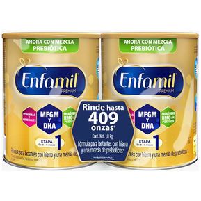 Fórmula Infantil Etapa 1 Enfamil, 2 latas de 900 g c/u