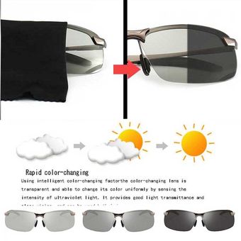 Gafas De Sol Fotocromáticas Para Hombre Lentes De Camaleón sunglasses 