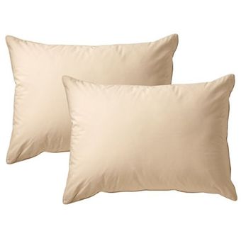 2 Almohadas Jumbo Con Funda Org nica AllerEase 1371188 Beige