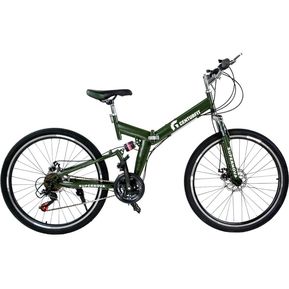 Bicicleta De Montaña Plegable Verde / Turquesa / Rosa / Azul