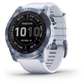 Garmin Fénix 7X Pro Solar Edition Reloj Smartwatch 51mm Gris con Correa  Negra