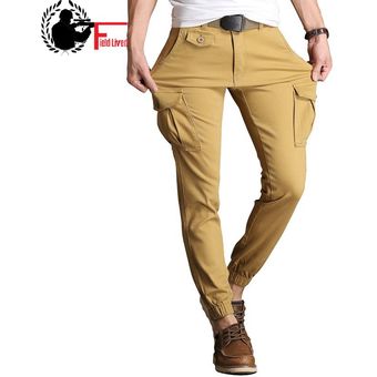 Pantalones Ajustados Para Hombre Pantalones Estrechos Elasticos Pantalones Militares Tacticos De Carga Pantalones De Algodon Con Varios Bolsillos Pantalones Para Hombre Hasta El Tobillo Xyx Khaki Linio Peru Ge5fa0igxivlpe