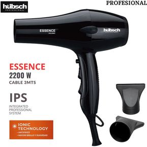 Secador de cabello Professional HUBSCH ESSENCE Motor AC 2200w c/Negro