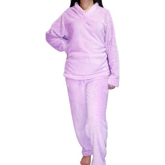 Pijama térmica para mujer Piel de durazno Piel de conejo - Lila | Colombia - GE063FA1EV6FALCO