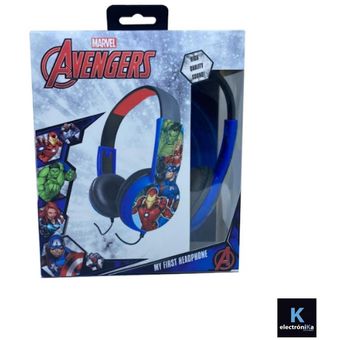 Audifono Alambrico Jack 3.5 Manos Libres OverEar Avengers Disney 