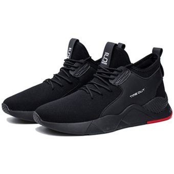 Negro Zapatillas urbanas de moda deportiva para hombre Negro Zapatillas urbanas de moda deportiva para hombre