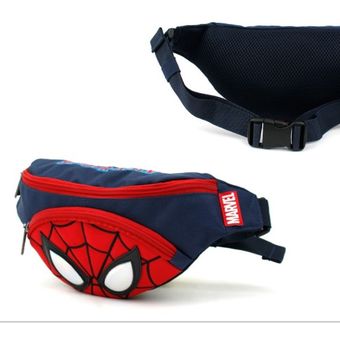Disney Marvel Spider-man Mochila Riñonera Cintura Pack Correa Del Bolso Teléfono Cartera Pequeña Niños 