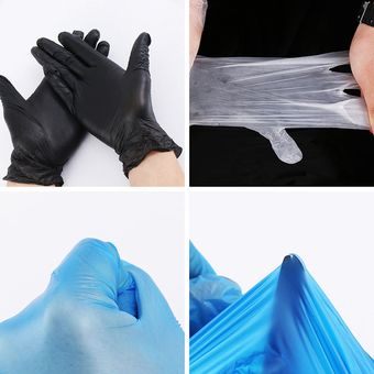 Abrazadera Instalación Profesión Los guantes de nitrilo guantes desechables de látex de PVC antideslizante  antiestático a prueba de polvo | Linio México - GE598HL0B6MR7LMX