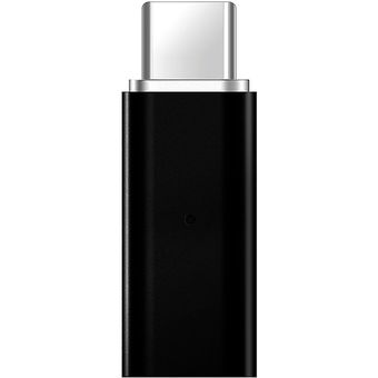Q10 adaptador micro USB para la carga magnética Micro USB tipo A-C Adaptador convertidor-Negro 